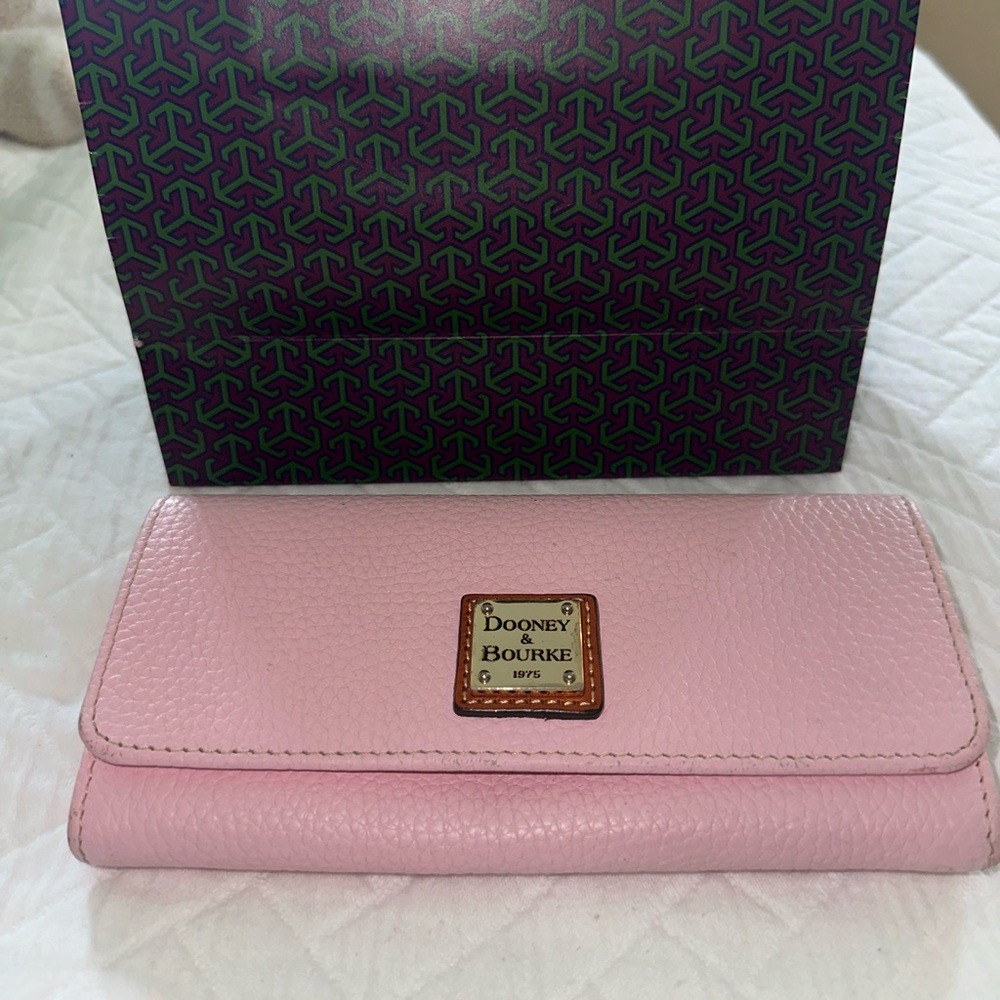 Dooney & Bourke Light Pink Leather Wallet